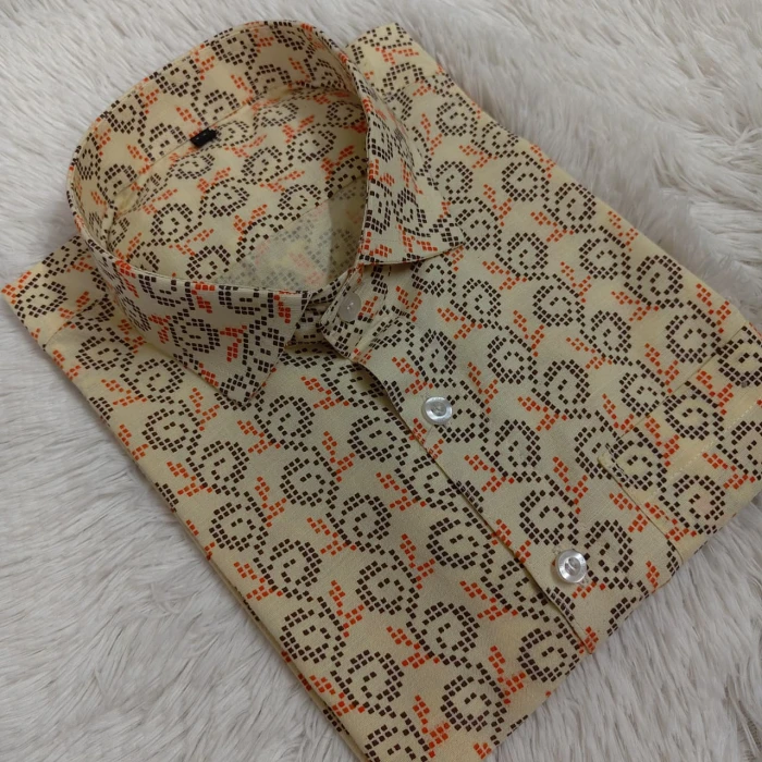 Men's Cotton Half Shirt TS - 328