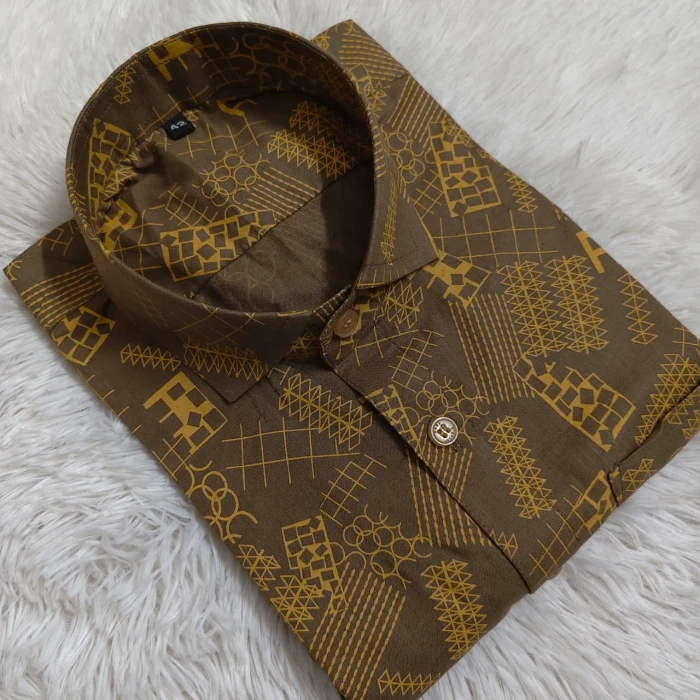 Men's Cotton Half Shirt TS - 335