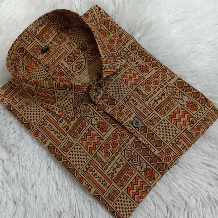 Men's Cotton Half Shirt TS - 341
